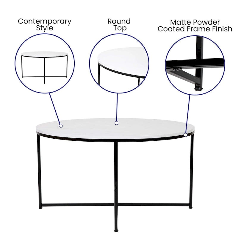 par Cocktail Table - Table en verre trempé