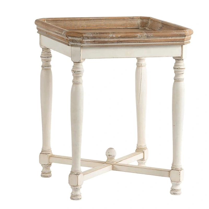 Table d'appoint carrée en bois