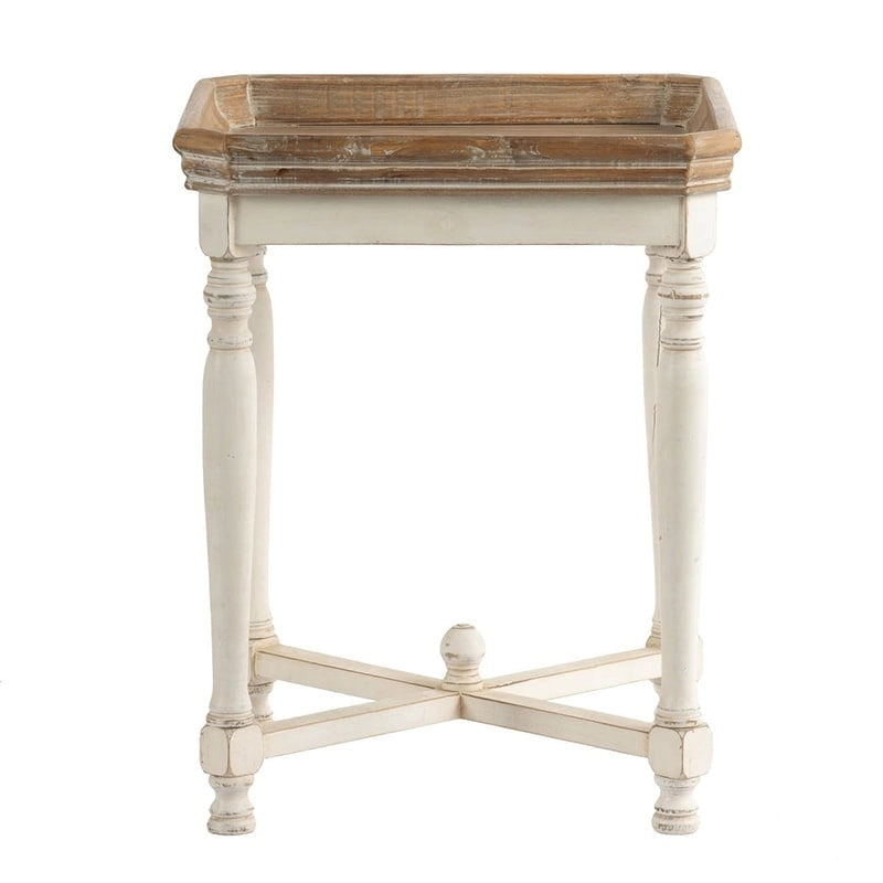 Table d'appoint carrée en bois