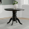 Table à manger ronde sur pied en bois de 42 po