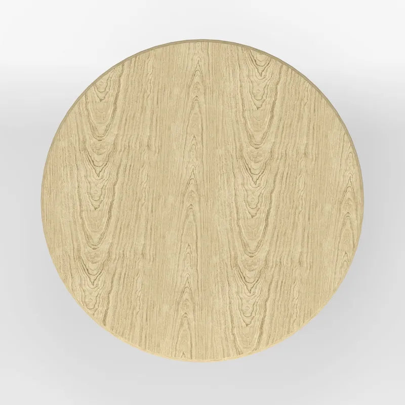 Table à manger ronde sur pied en bois de 42 po