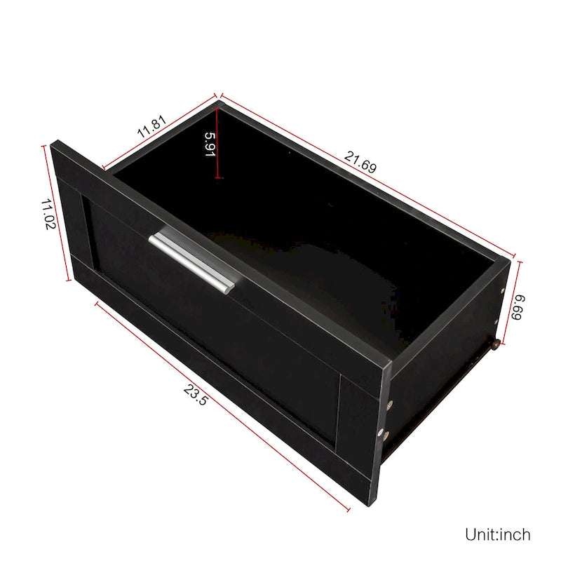 Meuble TV moderne minimaliste de 80 pouces, meuble TV avec casier ouvert pour salon et chambre