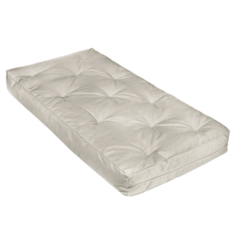 Matelas de banquette en lin texturé (matelas seulement)