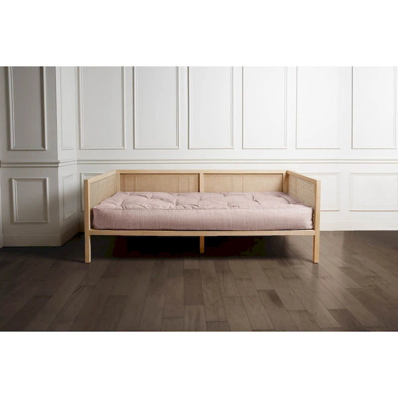 Matelas de banquette en lin texturé (matelas seulement)