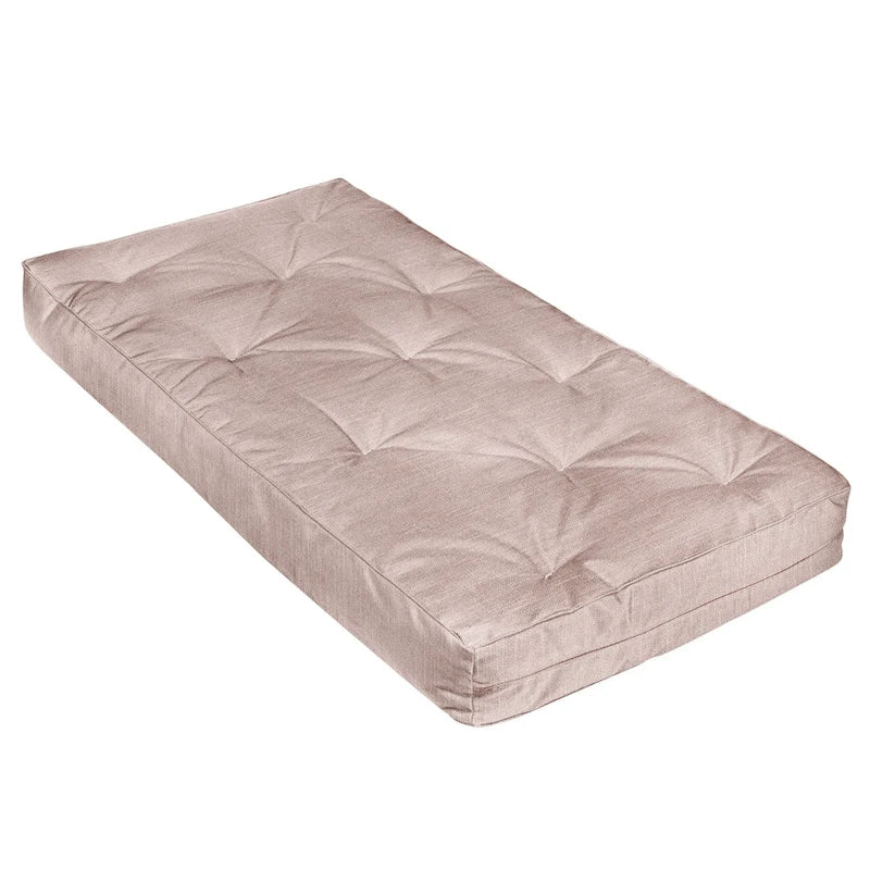 Matelas de banquette en lin texturé (matelas seulement)