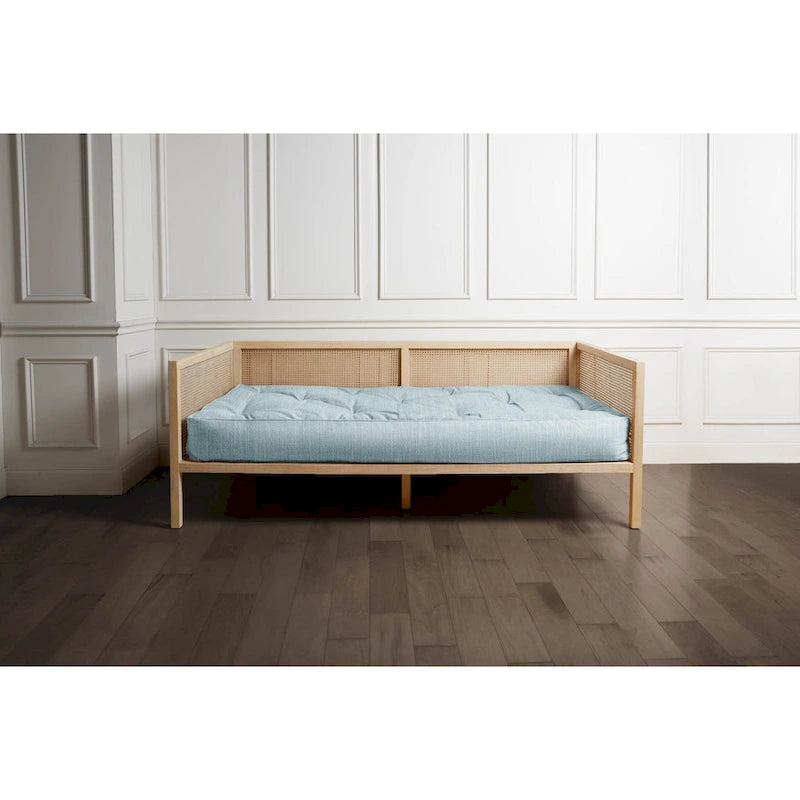 Matelas de banquette en lin texturé (matelas seulement)