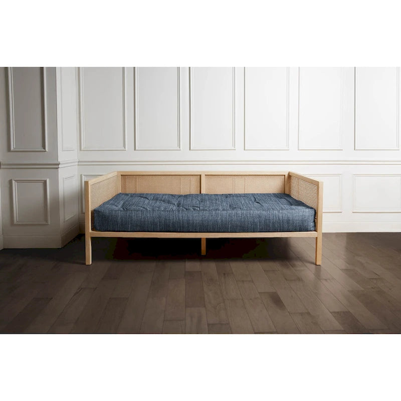 Matelas de banquette en lin texturé (matelas seulement)