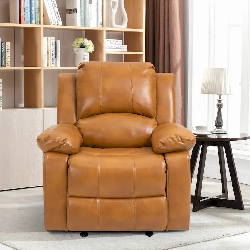 Fauteuil inclinable en similicuir avec massage