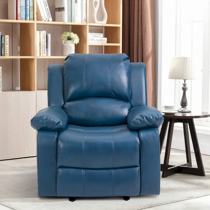 Fauteuil inclinable en similicuir avec massage