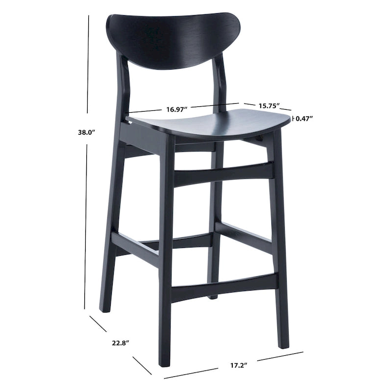 Tabouret de comptoir - 17 L x 23 P x 38 H - 17Lx23Px38H