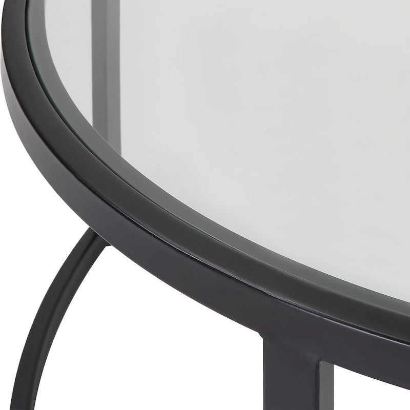 Tables basses gigognes noires S/2