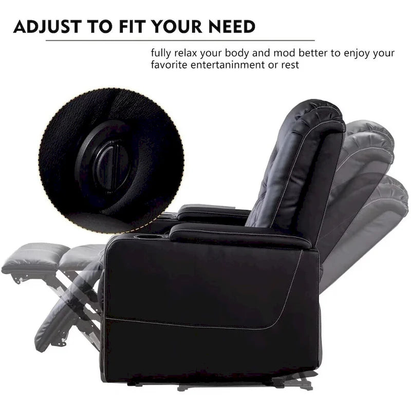 Fauteuil de cinéma maison inclinable motorisé multifonction