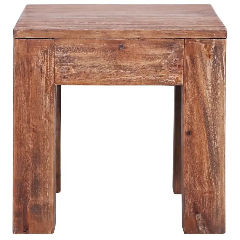 Table basse XL en bois massif recyclé