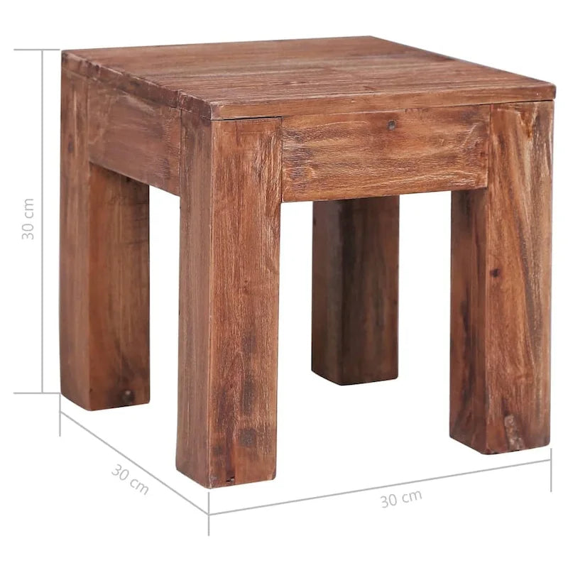 Table basse XL en bois massif recyclé