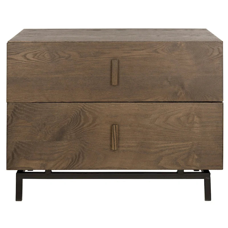 Armoire de rangement marron foncé/noir - 27,5 x 17,6 x 21,6 - 28Lx18Px22H