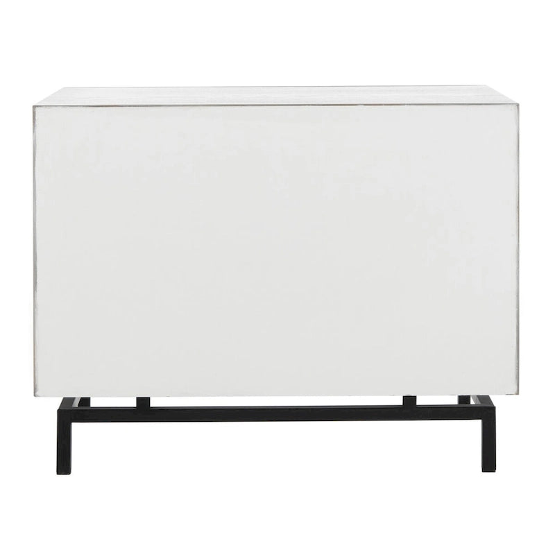 Armoire de rangement marron foncé/noir - 27,5 x 17,6 x 21,6 - 28Lx18Px22H