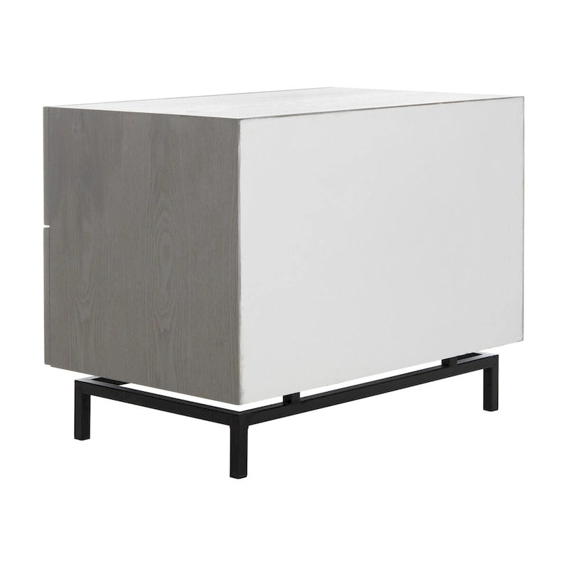 Armoire de rangement marron foncé/noir - 27,5 x 17,6 x 21,6 - 28Lx18Px22H