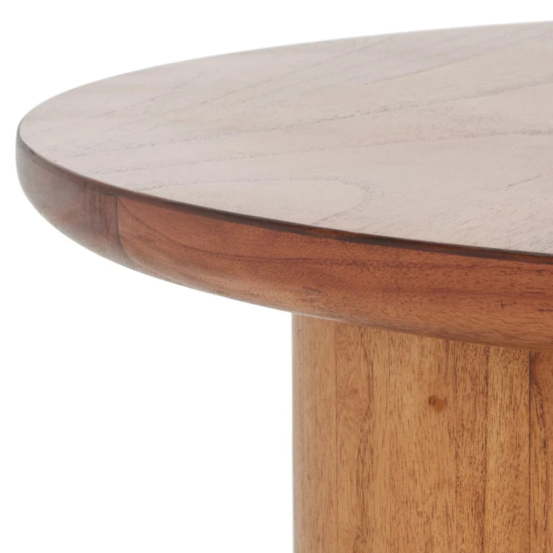 Table basse ronde à 3 pieds - 40 L x 40 P x 18 H - 40Lx40Px18H