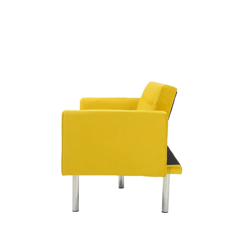 Canapé futon, Canapé-lit convertible, Canapé 2 places convertible, Lit de repos pour salon, appartement, bureau