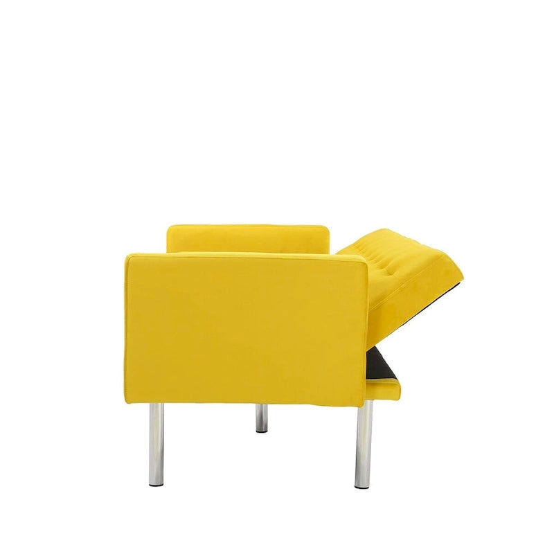 Canapé futon, Canapé-lit convertible, Canapé 2 places convertible, Lit de repos pour salon, appartement, bureau