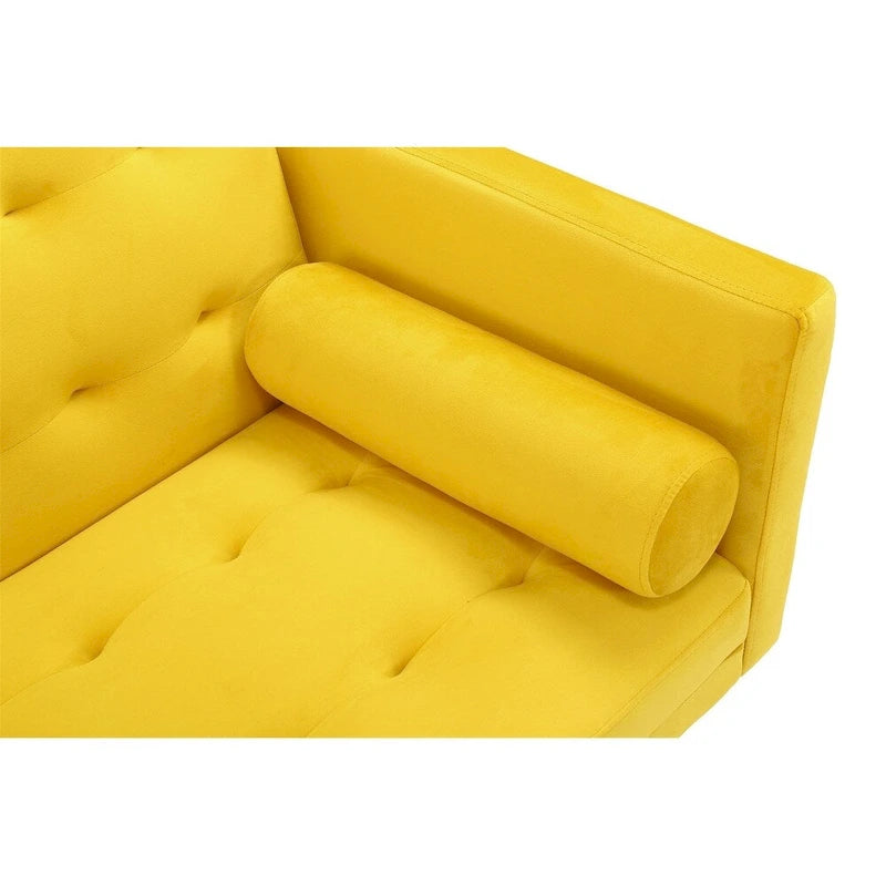 Canapé futon, Canapé-lit convertible, Canapé 2 places convertible, Lit de repos pour salon, appartement, bureau