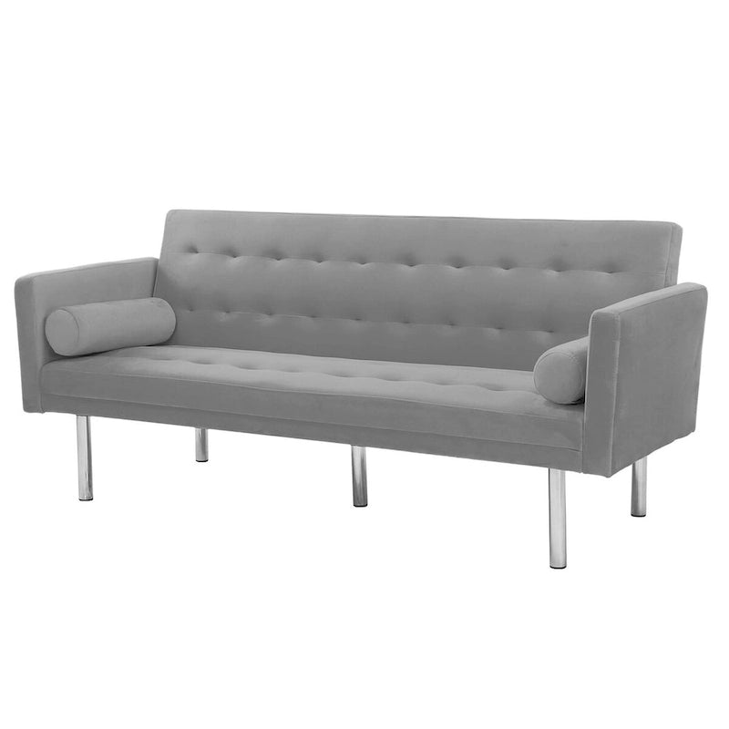 Canapé futon, Canapé-lit convertible, Canapé 2 places convertible, Lit de repos pour salon, appartement, bureau
