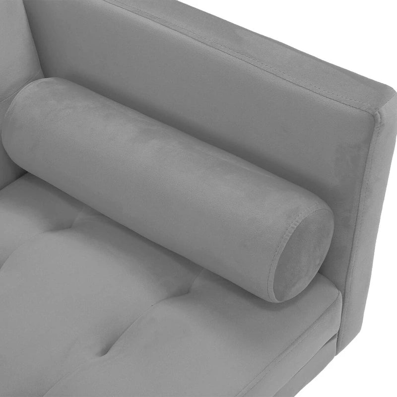 Canapé futon, Canapé-lit convertible, Canapé 2 places convertible, Lit de repos pour salon, appartement, bureau