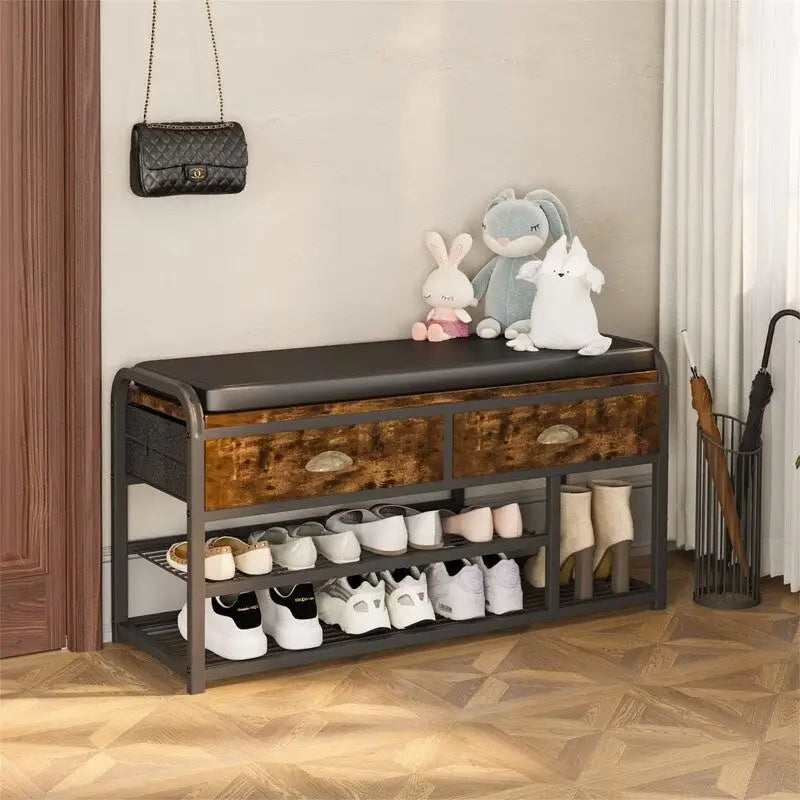 Banc d'entrée à 3 niveaux - 35,43P x 11,81L x 22,44H