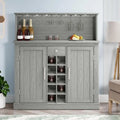 Buffet de bar en bois de style fermier de 47 po