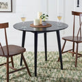 Table de salle à manger ronde pliable - 35 L x 35 P x 29 H - 35Lx35Px29H
