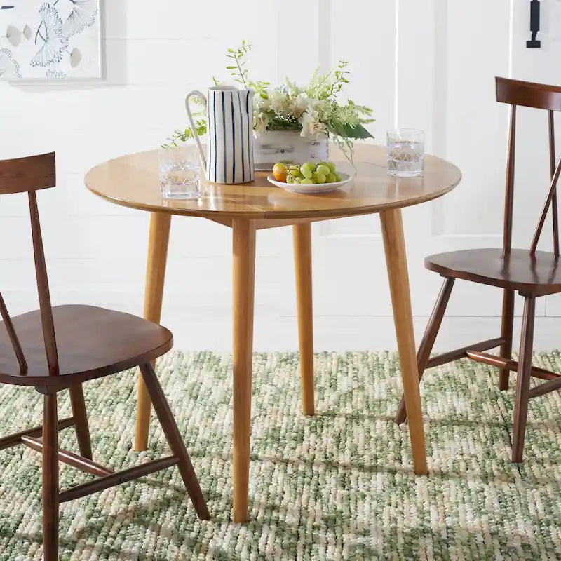 Table de salle à manger ronde pliable - 35 L x 35 P x 29 H - 35Lx35Px29H