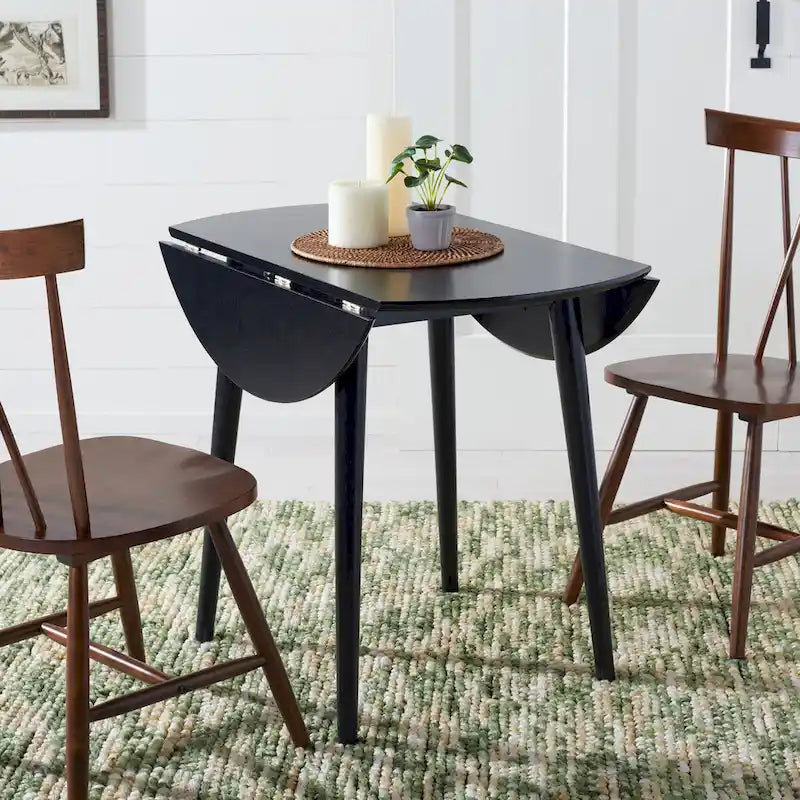 Table de salle à manger ronde pliable - 35 L x 35 P x 29 H - 35Lx35Px29H