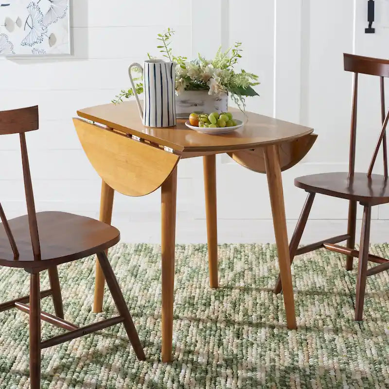 Table de salle à manger ronde pliable - 35 L x 35 P x 29 H - 35Lx35Px29H