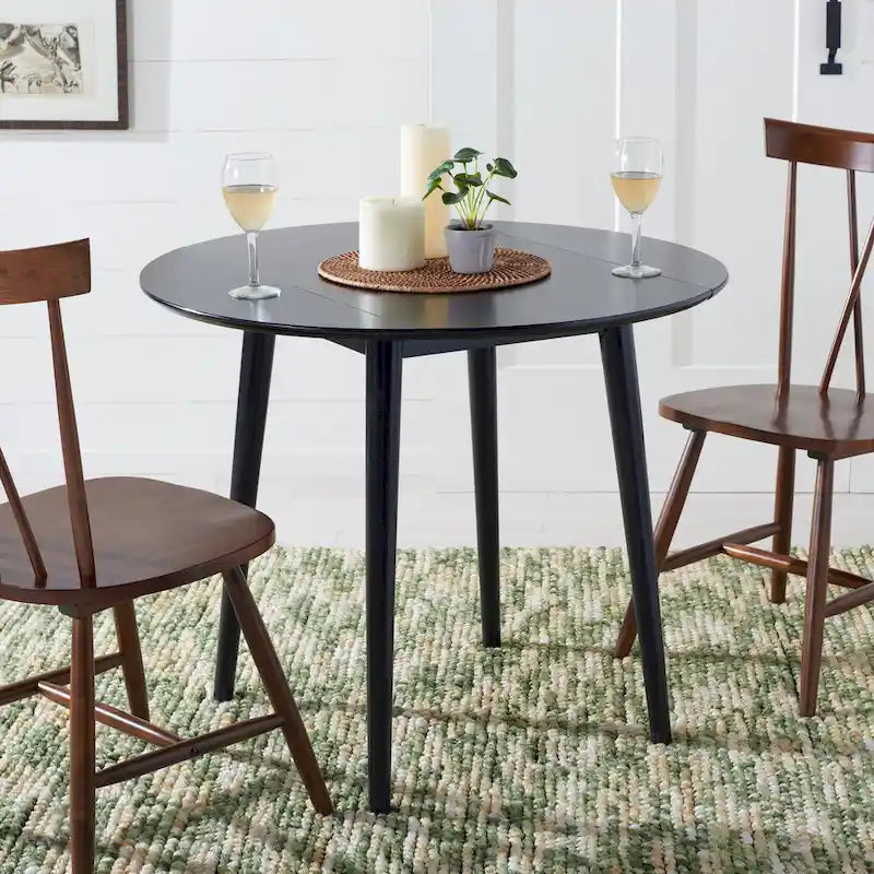 Table de salle à manger ronde pliable - 35 L x 35 P x 29 H - 35Lx35Px29H