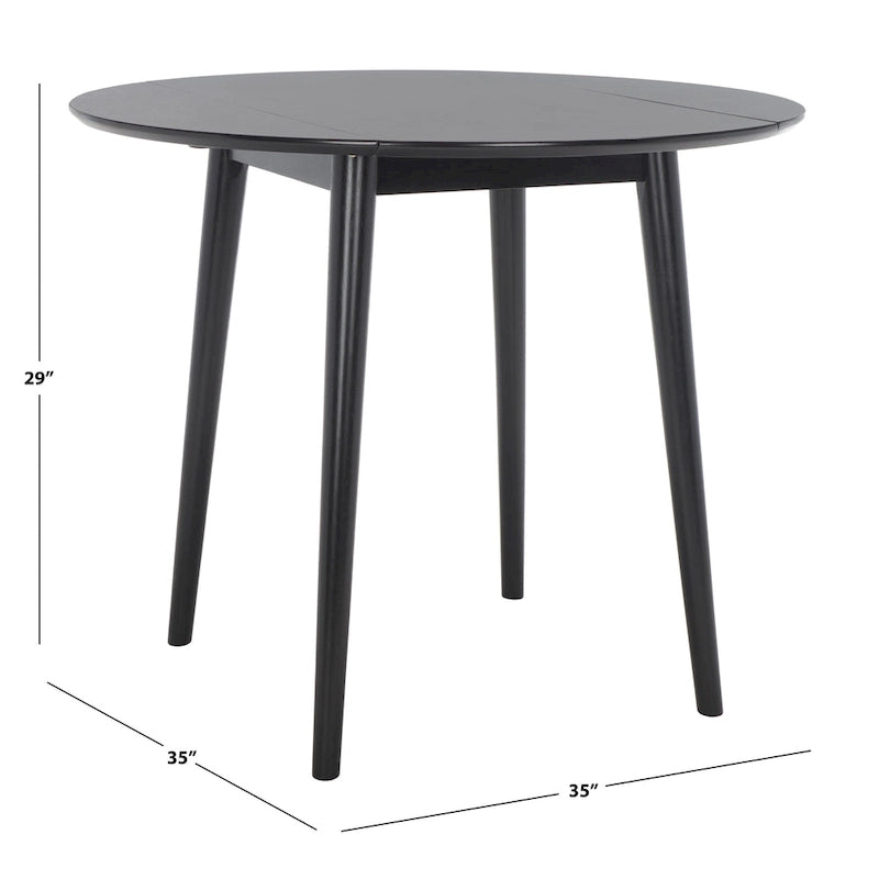 Table de salle à manger ronde pliable - 35 L x 35 P x 29 H - 35Lx35Px29H
