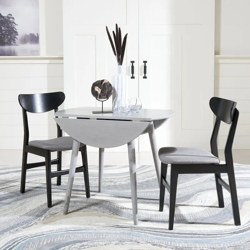 Table de salle à manger ronde pliable - 35 L x 35 P x 29 H - 35Lx35Px29H