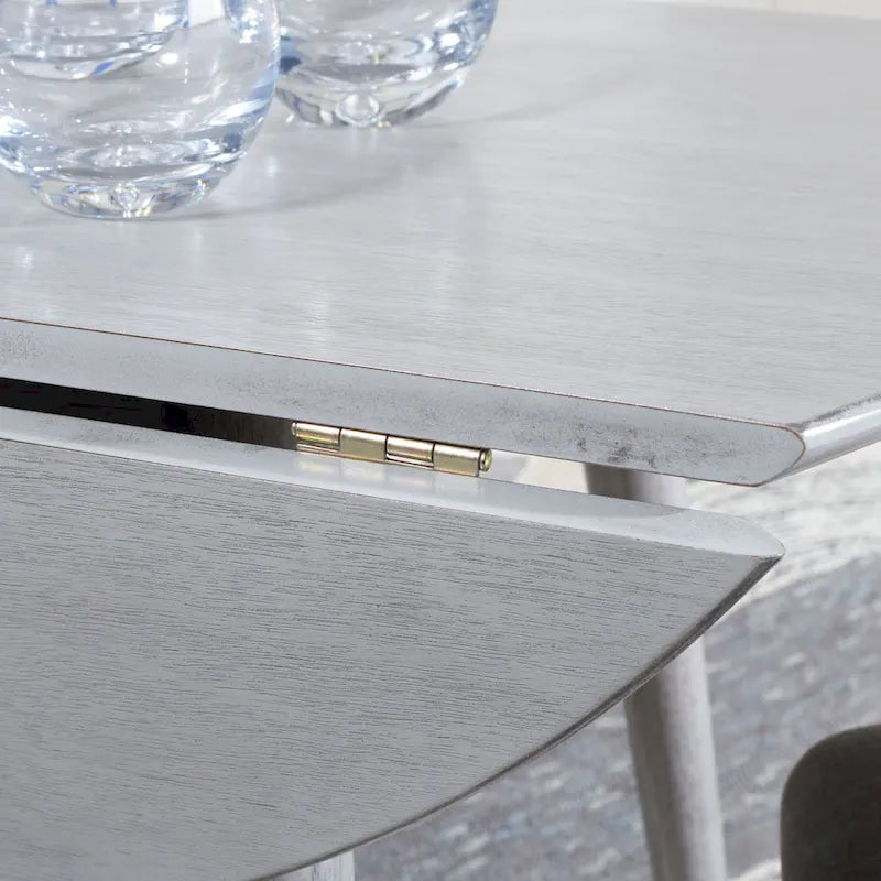 Table de salle à manger ronde pliable - 35 L x 35 P x 29 H - 35Lx35Px29H